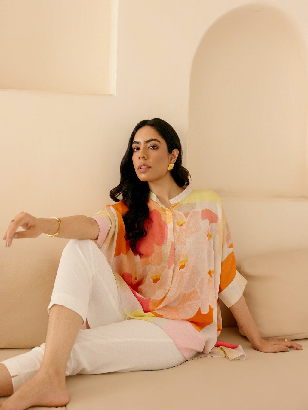 ORANGE FABER CELINA SHIRT