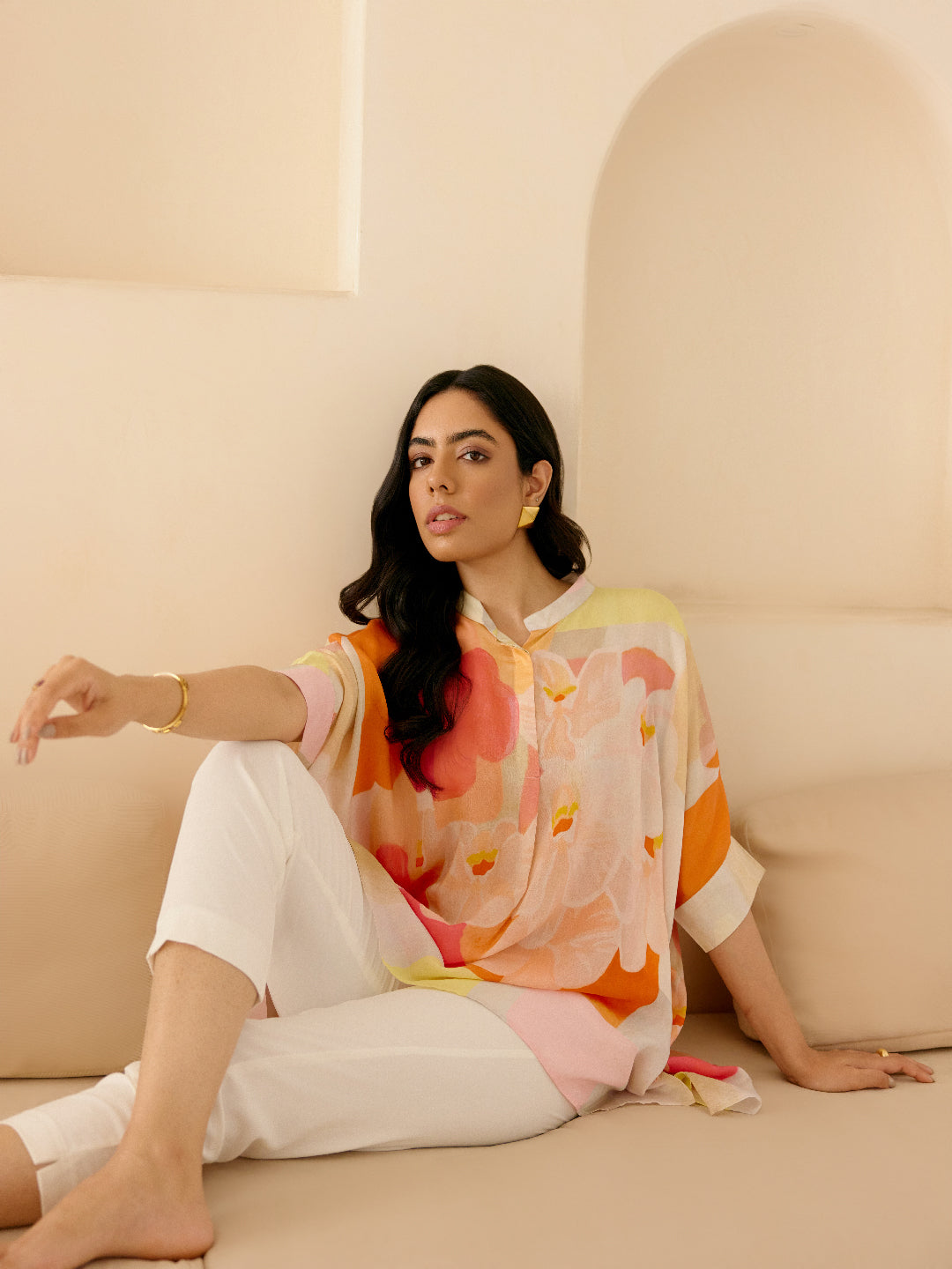 ORANGE FABER CELINA SHIRT