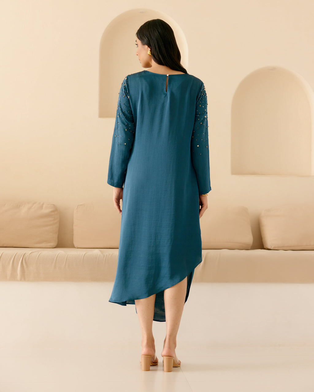 PERSIAN BLUE TIRA DRESS