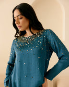 PERSIAN BLUE TIRA DRESS