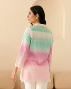 SCHIFFLI SEA GREEN / RANI SHADES SHIRT