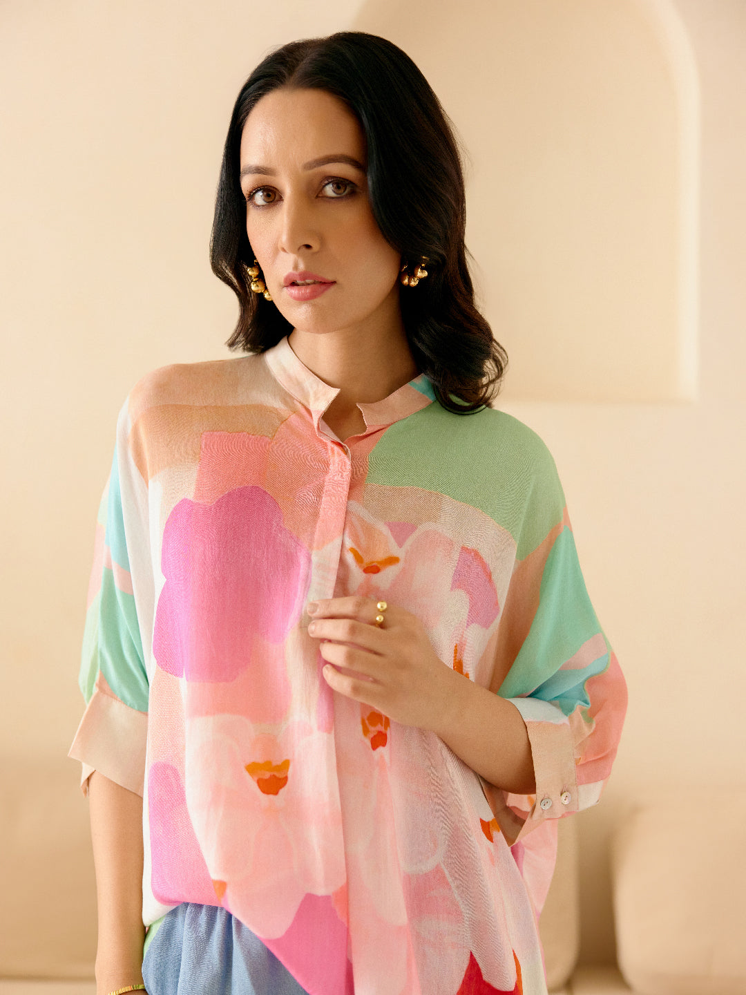 PINK FABER CELINA SHIRT