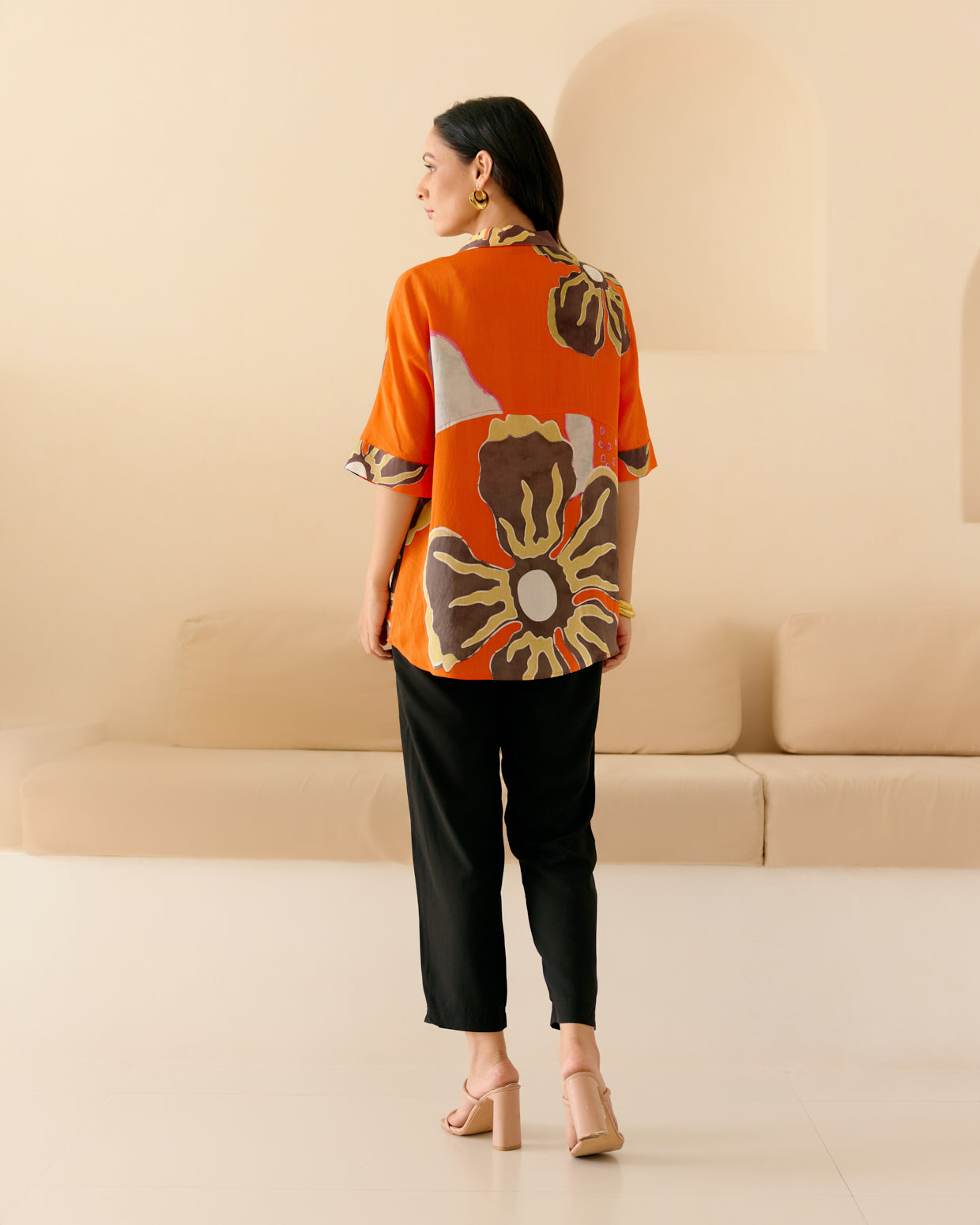 ORANGE MAYA ZOE SHIRT