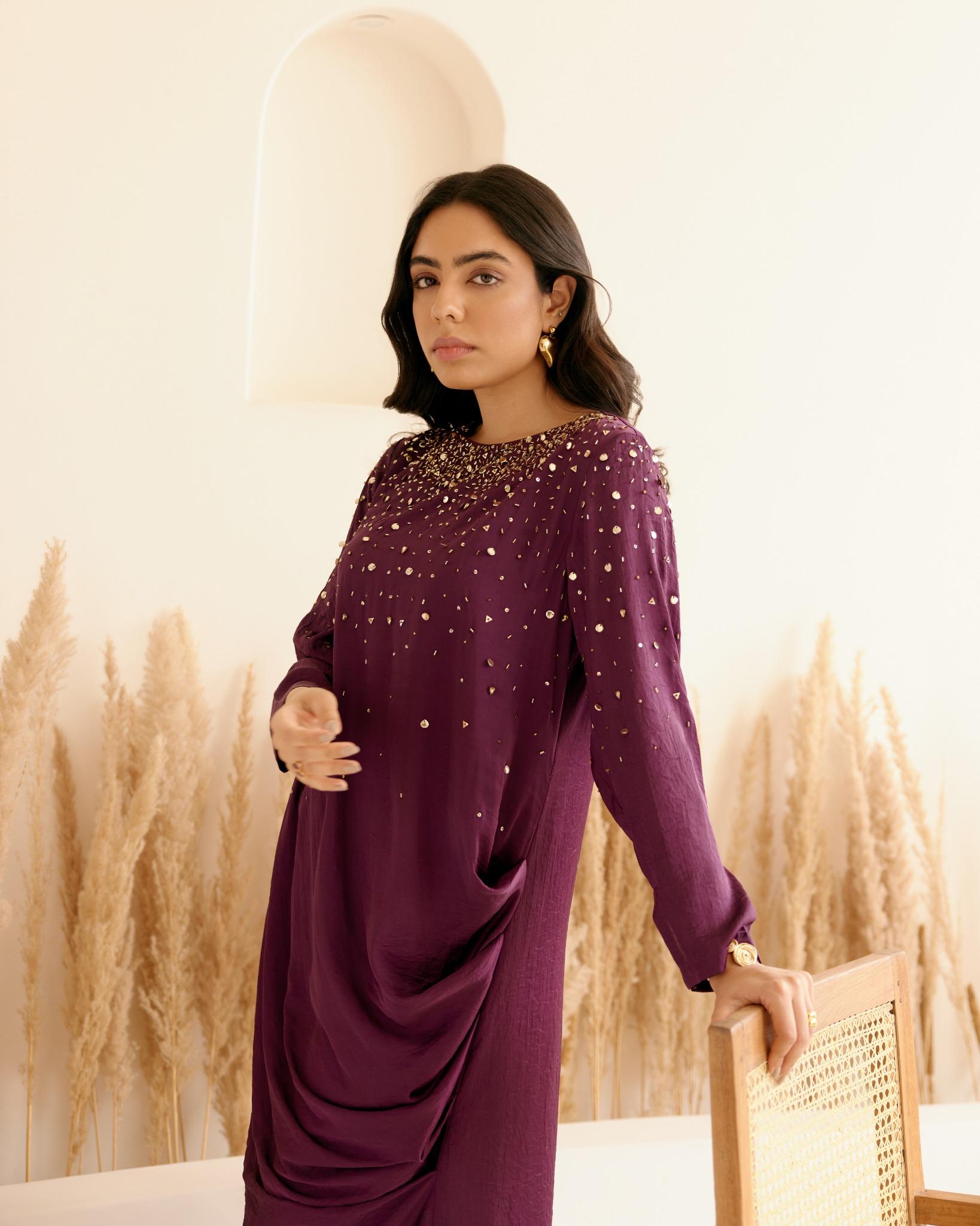 PURPLE TIRA DRESS