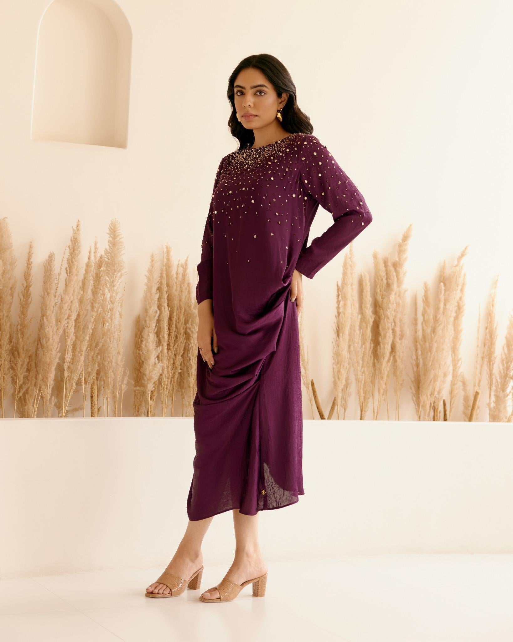 PURPLE TIRA DRESS