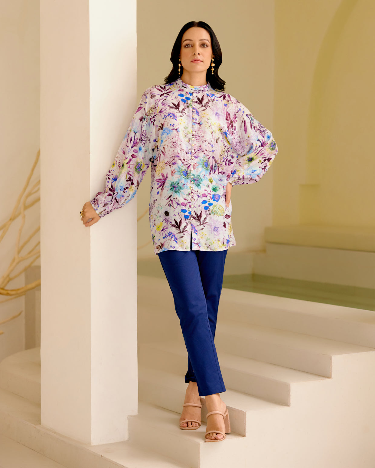 PURPLE CORA AVA SHIRT