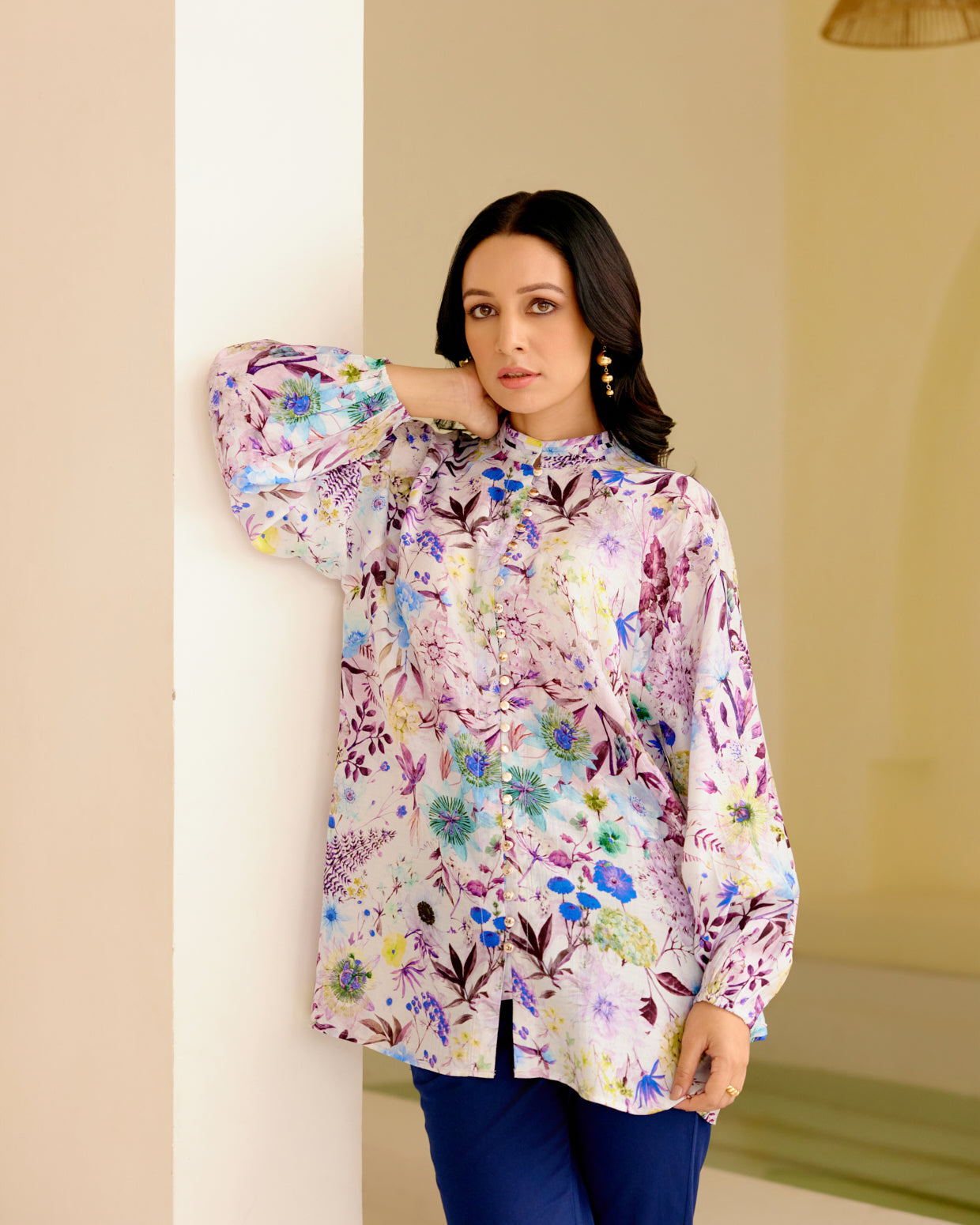 PURPLE CORA AVA SHIRT
