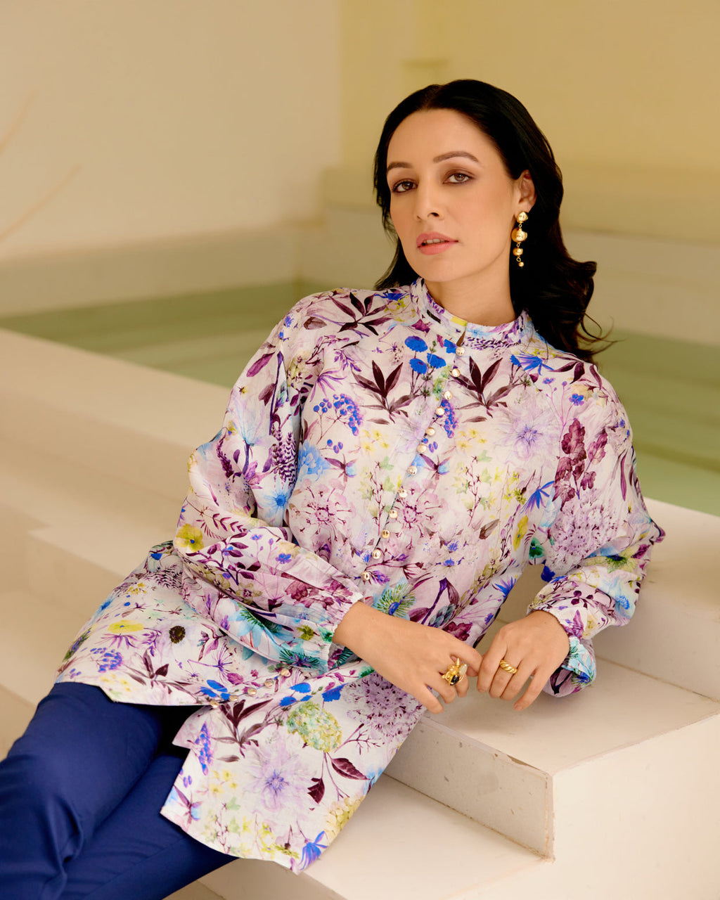 PURPLE CORA AVA SHIRT