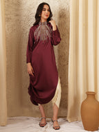 PLUM COLLIDE DRESS