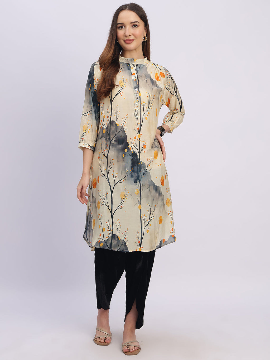 BEIGE MOON LIGHT TUNIC