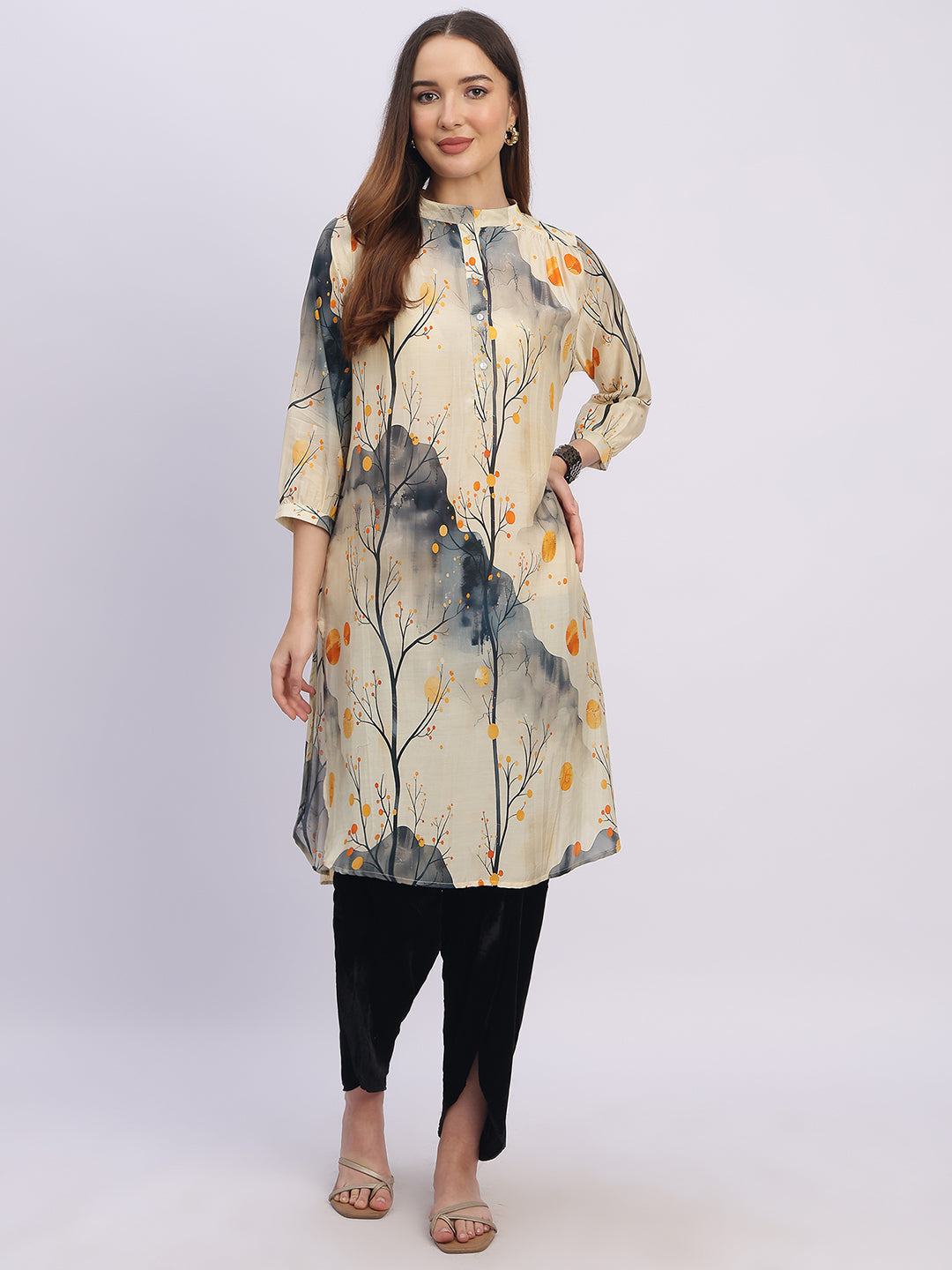 BEIGE MOON LIGHT TUNIC