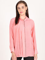 PEACH ROLLER SHIRT