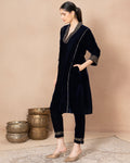 VELVET NAVY KALI TROUSER