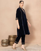 VELVET NAVY KALI TROUSER