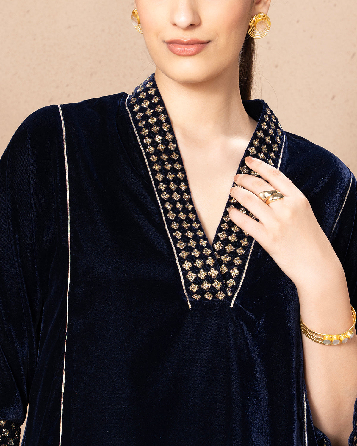 NAVY KALI TUNIC