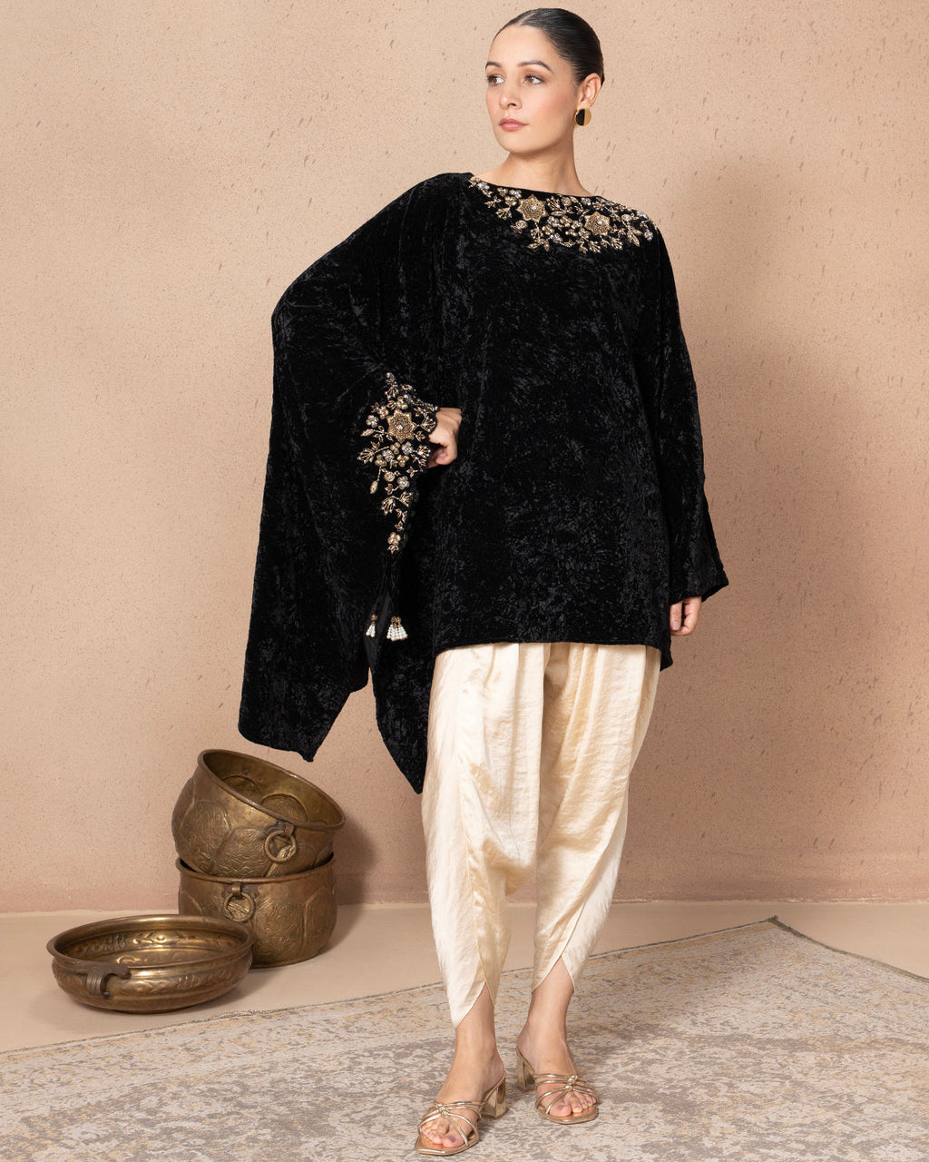 BLACK ORANAZ TUNIC