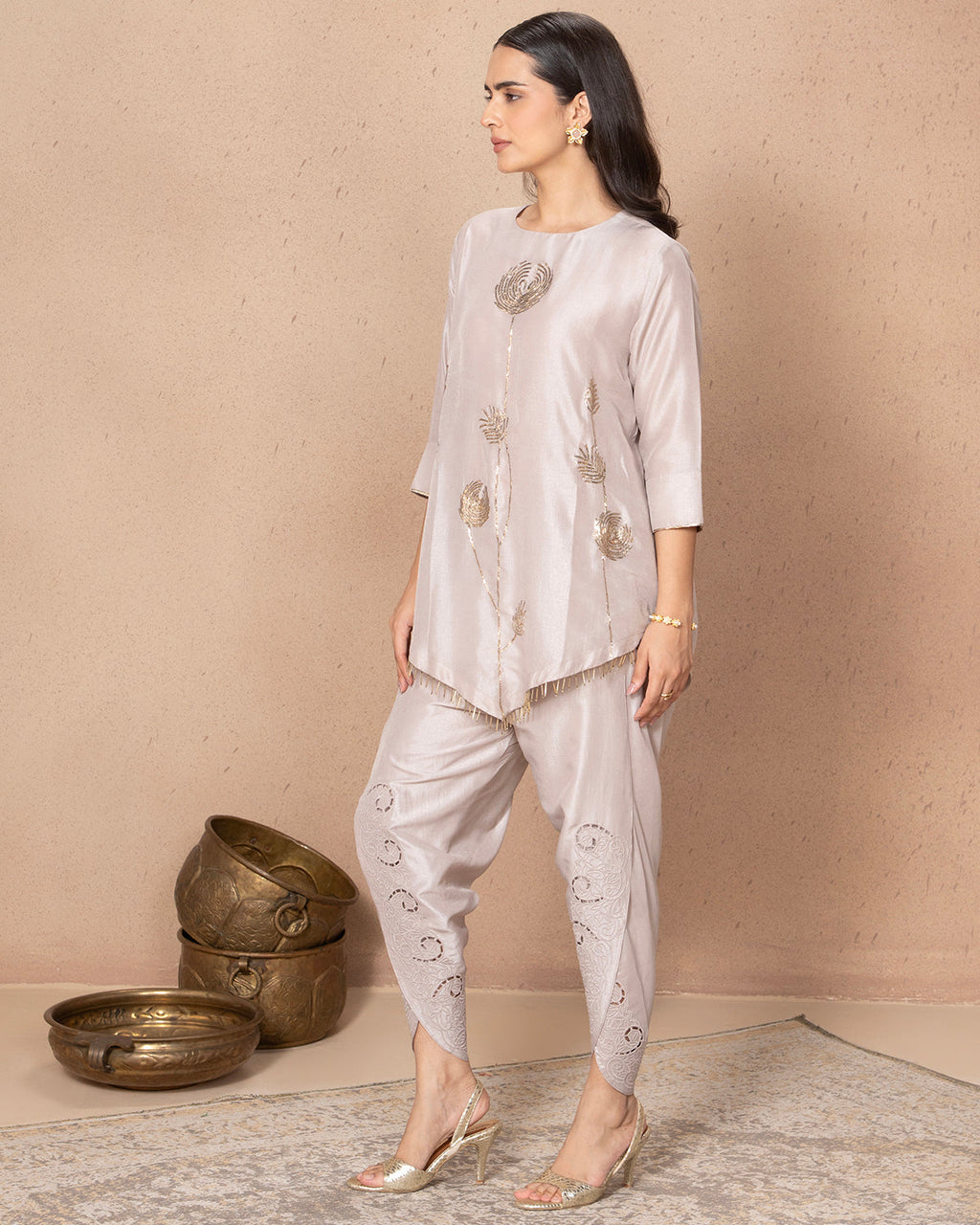 BLUSH PINK CHAAND SHIRT