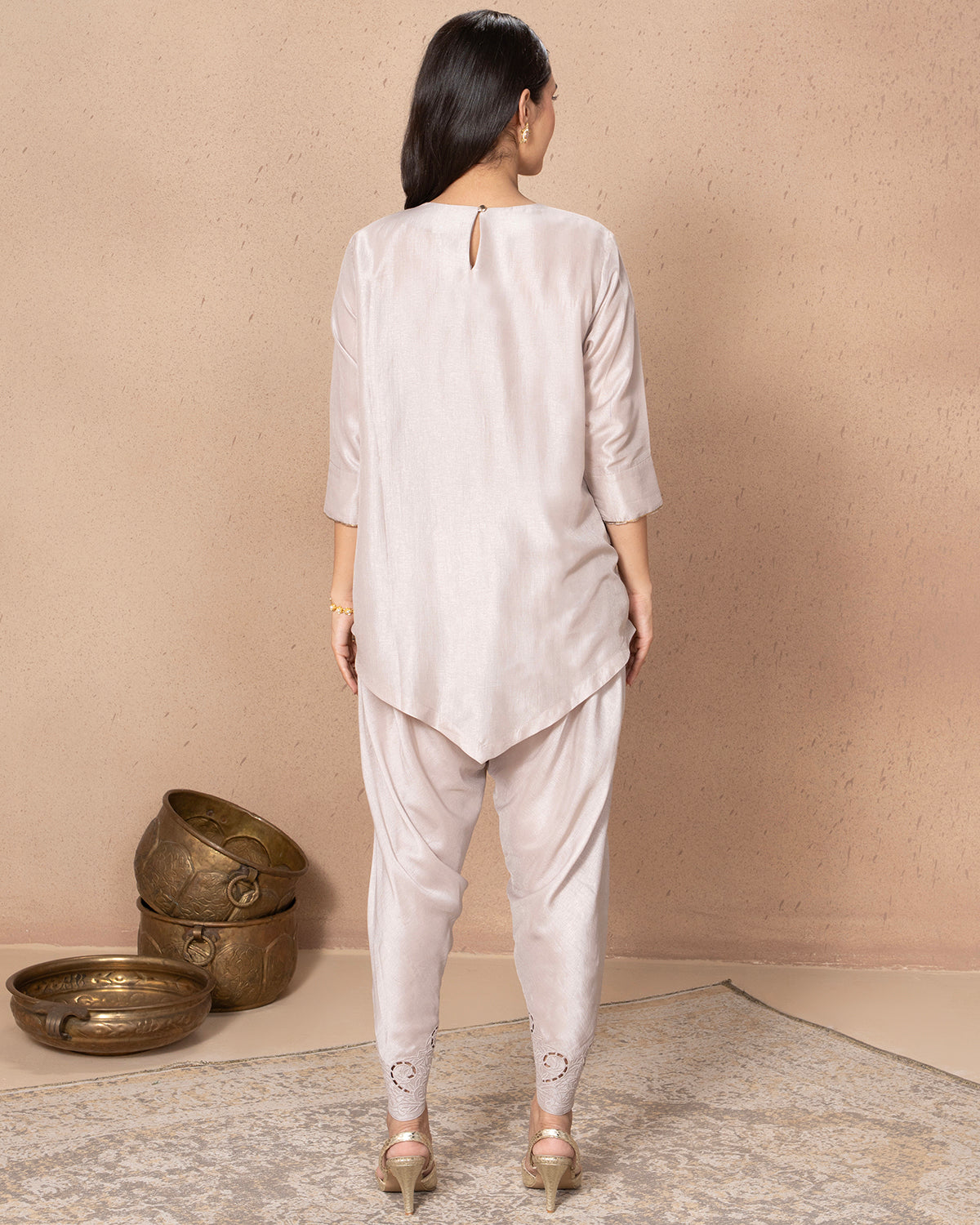 BLUSH PINK CHAAND SHIRT