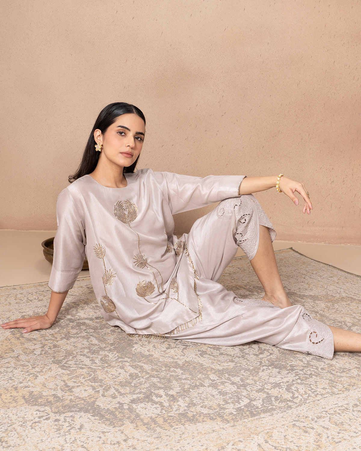BLUSH PINK CHAAND SHIRT