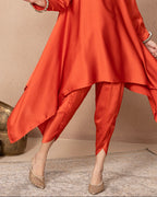 RUST ORANGE ZOLA TULIP PANTS