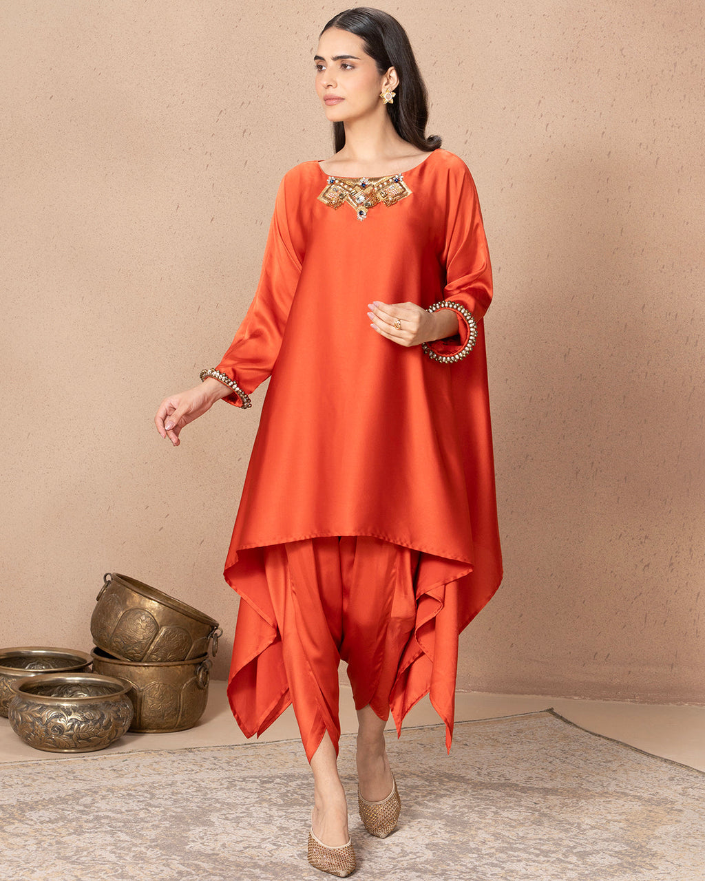 RUST ORANGE ZOLA TUNIC