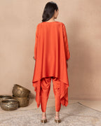 RUST ORANGE ZOLA TULIP PANTS