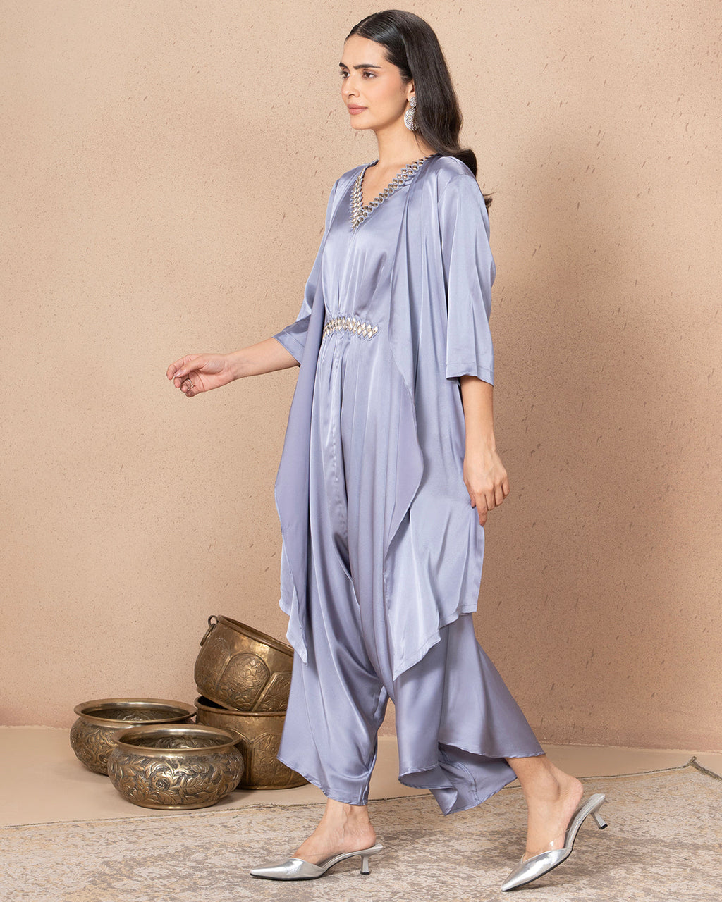 STEEL BLUE ELATE DRESS