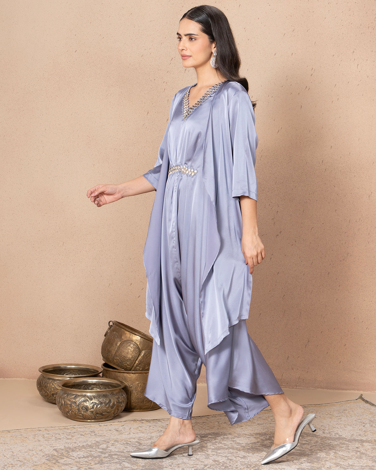 STEEL BLUE ELATE DRESS