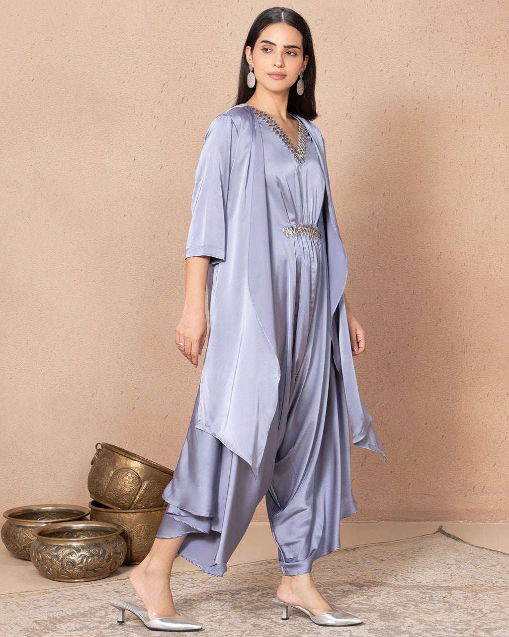 STEEL BLUE ELATE DRESS