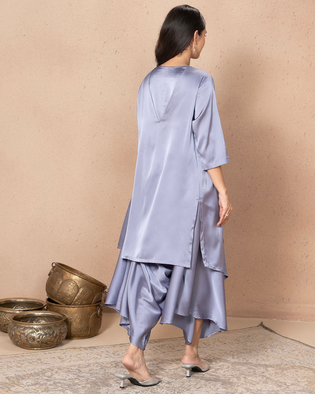 STEEL BLUE ELATE DRESS
