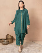 EMERALD GREEN JIA TUNIC