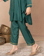 EMERALD GREEN JIA TROU PANTS