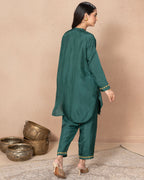 EMERALD GREEN JIA TUNIC