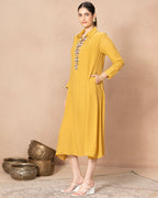 MUSTARD BLISS DRESS