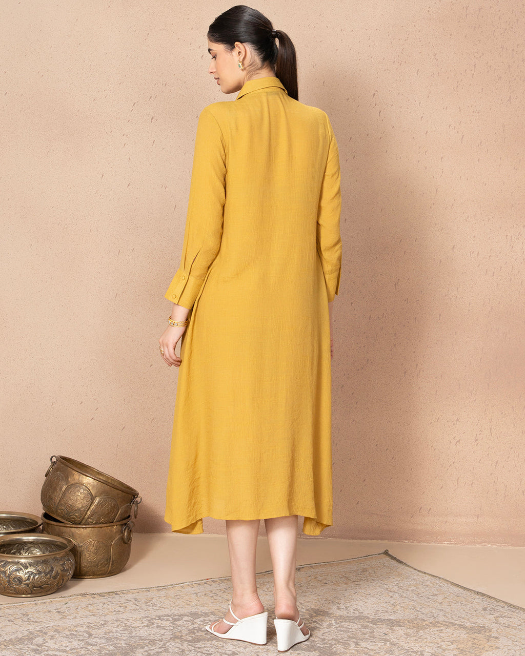 MUSTARD BLISS DRESS