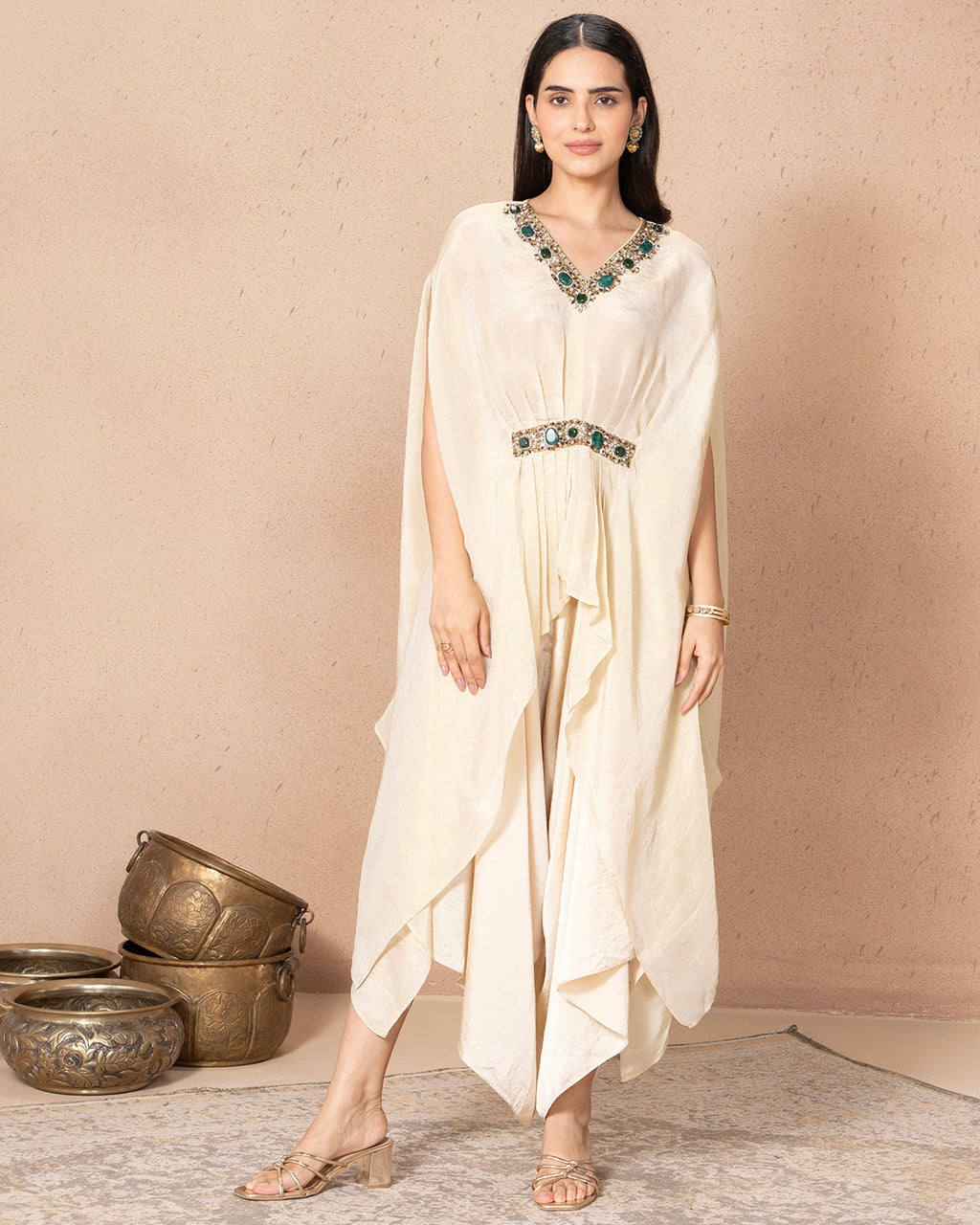 EMERALD GOLD THUNDER TUNIC