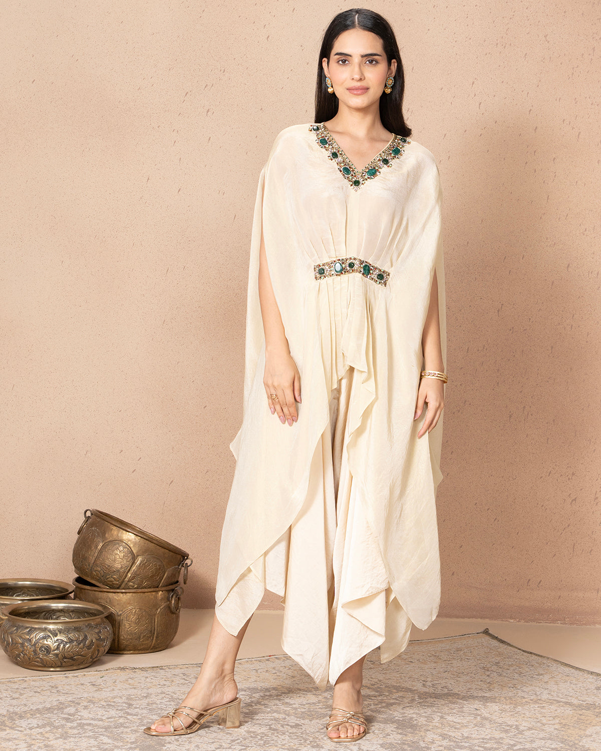 EMERALD GOLD THUNDER TUNIC