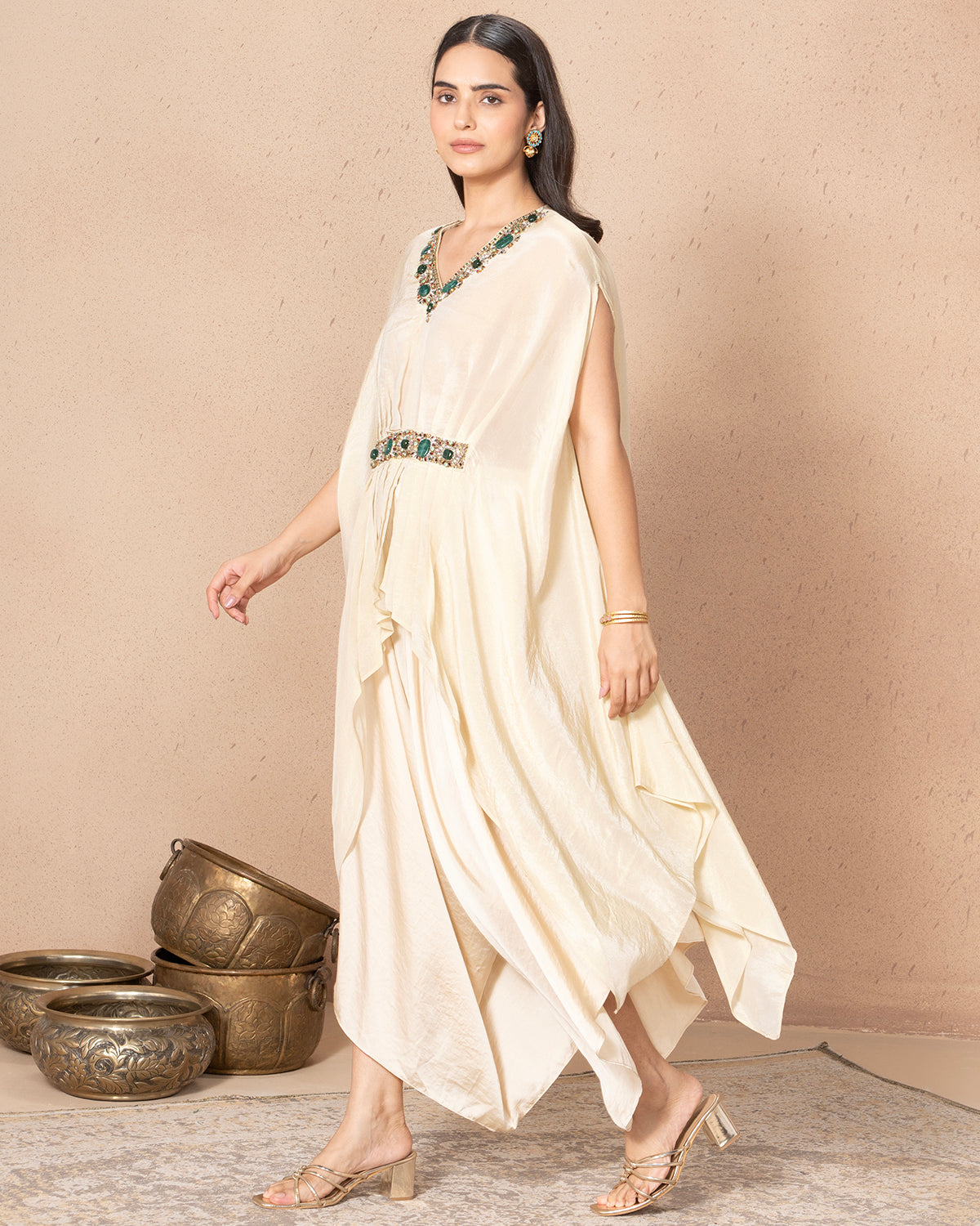 EMERALD GOLD THUNDER TUNIC