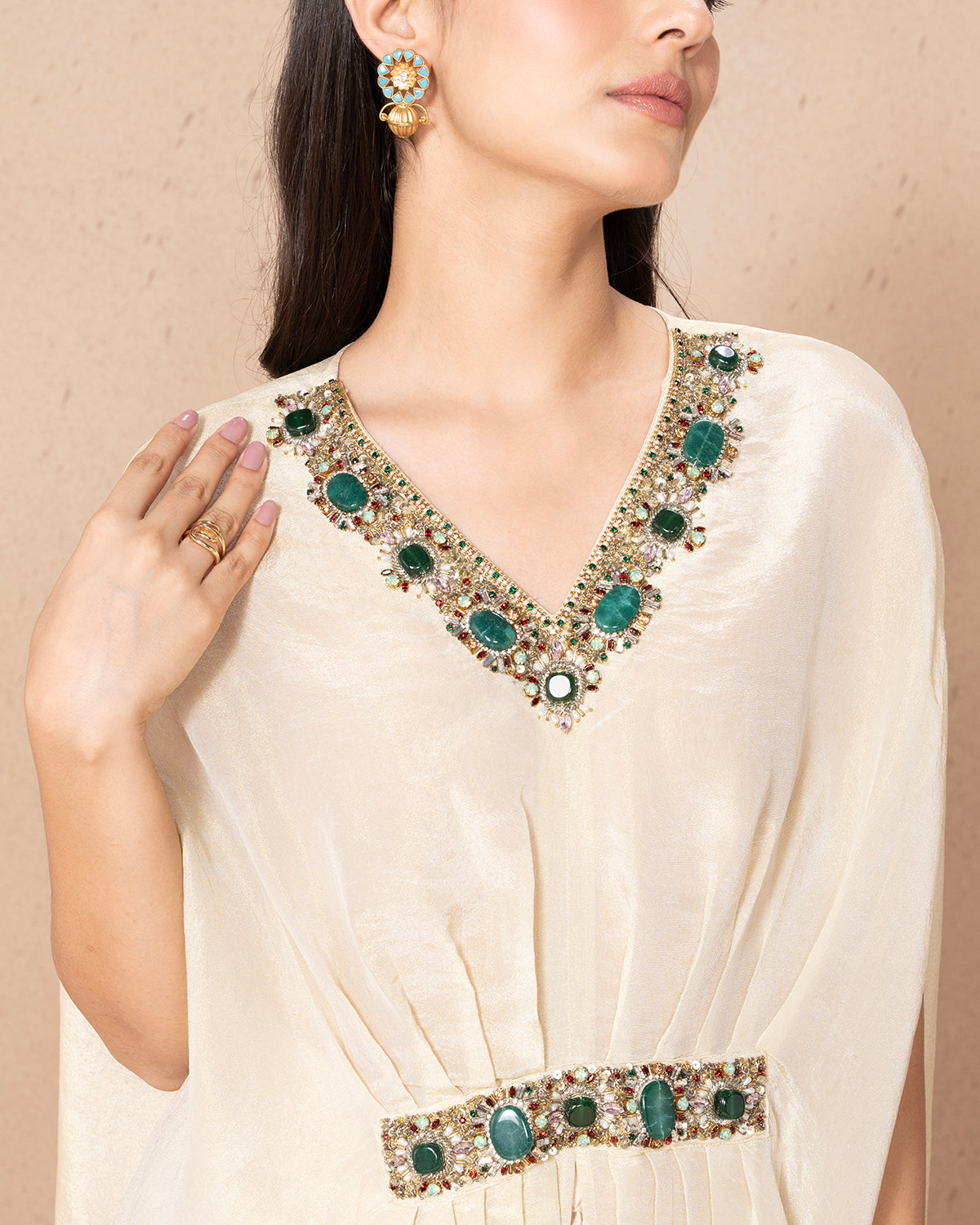 EMERALD GOLD THUNDER TUNIC