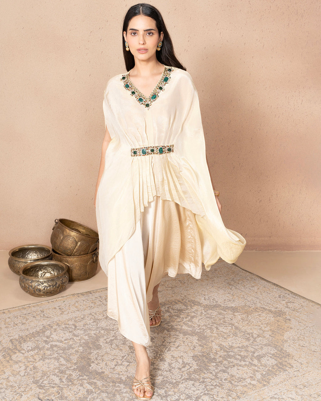 EMERALD GOLD THUNDER TUNIC