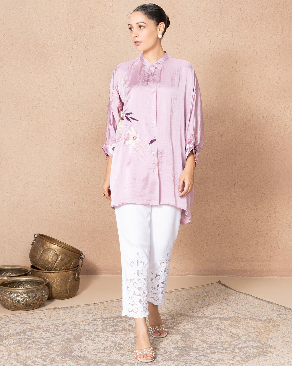 BLUSH VESPER SHIRT
