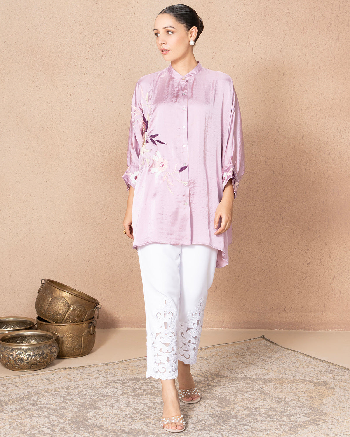 BLUSH VESPER SHIRT