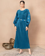 PERSIAN BLUE BANDISH DRESS