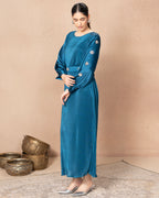 PERSIAN BLUE BANDISH DRESS