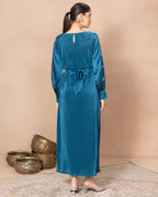 PERSIAN BLUE BANDISH DRESS