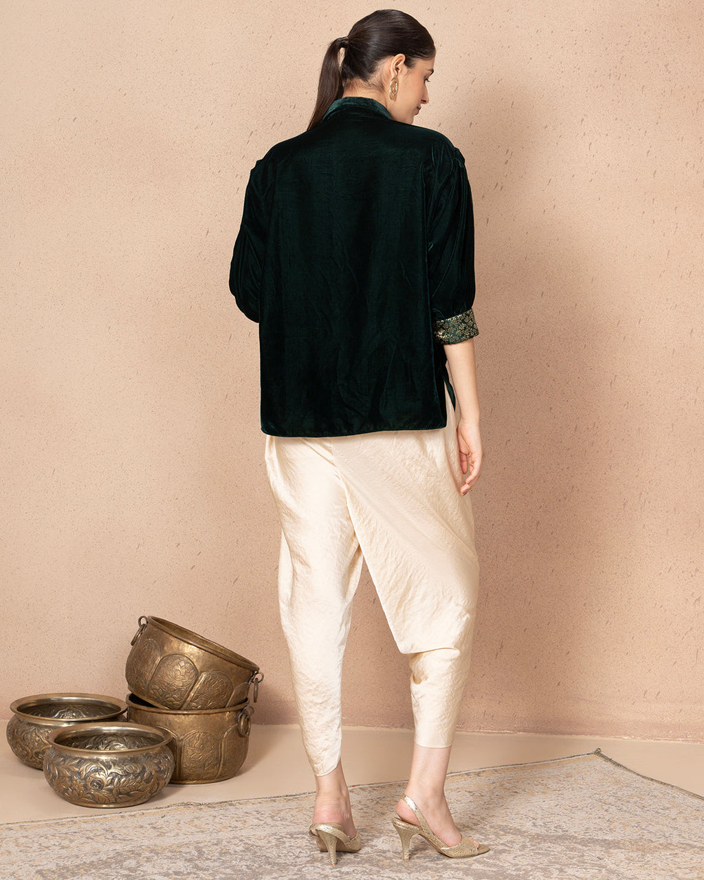 EMERALD GREEN TAGO SHIRT