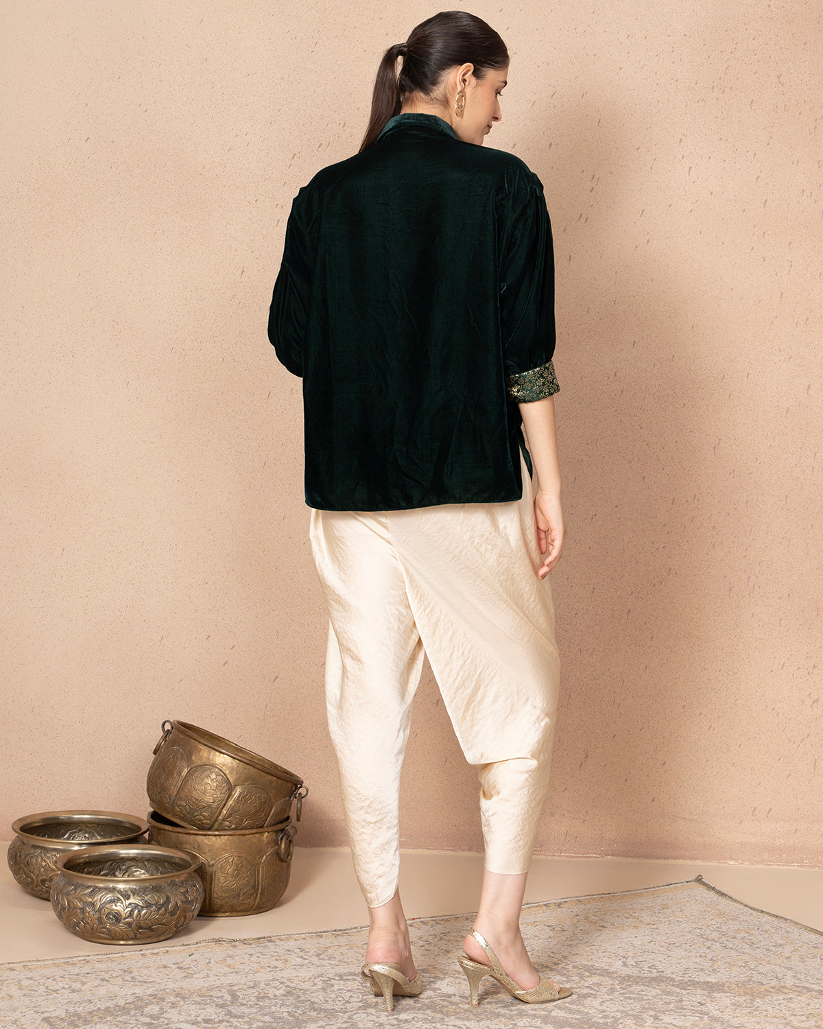 EMERALD GREEN TAGO SHIRT