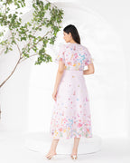 PINK YASMIN OSCAR DRESS