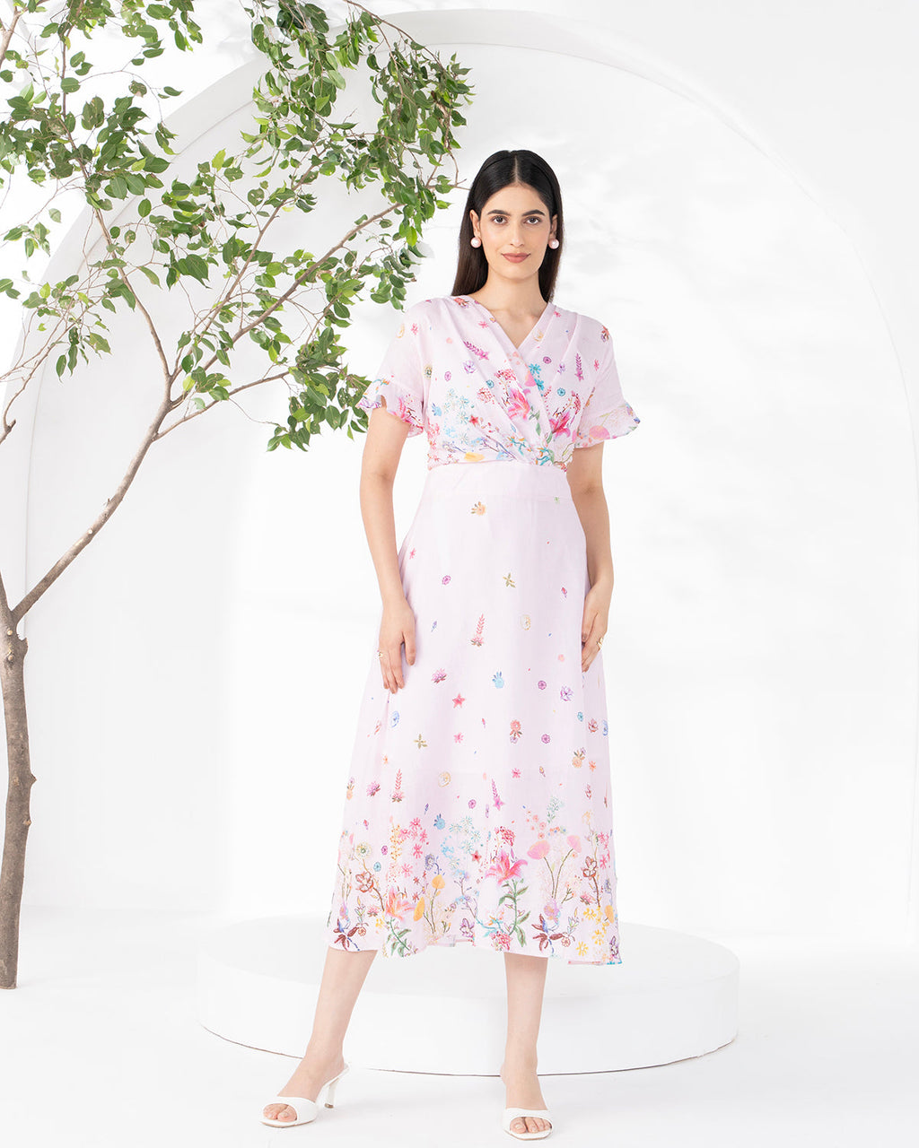 PINK YASMIN OSCAR DRESS