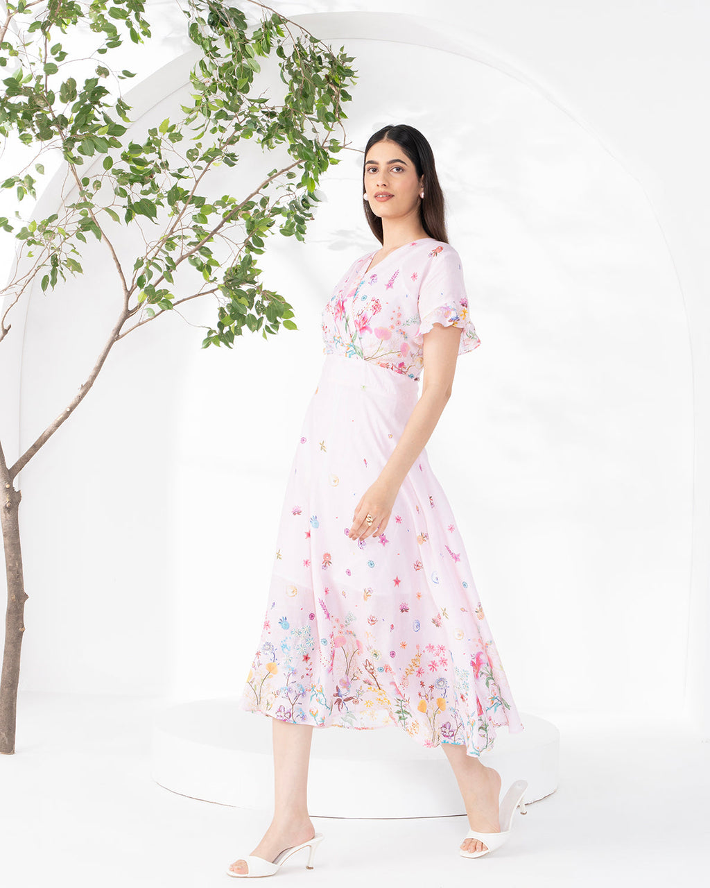 PINK YASMIN OSCAR DRESS